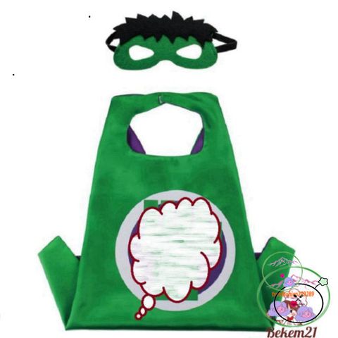 Bộ đồ hóa trang Ironman cho trẻ em - Áo choàng siêu anh hùng kèm mặt nạ, chất liệu cotton an toàn, phù hợp cho bé 2-8 tuổi