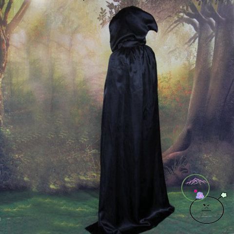 Bộ Hóa Trang Thần Chết Halloween Cao Cấp - Trang Phục Ma Mị Dành Cho Nam Nữ Với Mặt Nạ Kèm Theo