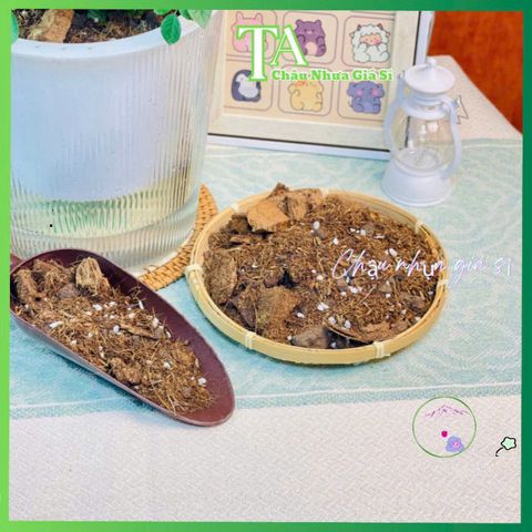 Túi 1KG Hỗn hợp Đất Trồng Hoa Phù Hợp Mọi Loại Cây, Dinh Dưỡng Giàu Có Cho Cây Monstera, Caladium, Pothos