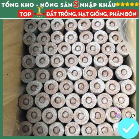 Viên Nén Xơ Dừa Ươm Hạt Giống - Dinh Dưỡng Tối Ưu Cho Mọi Loại Cây, Kích Thích Nảy Mầm Tại Nhà  gị!