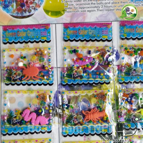 Bộ 24 Gói Hạt Nở Bông Pha Lê Nhiều Màu Sắc - Trang Trí Hồ Cảnh & Đồ Chơi Thú Vị Cho Trẻ Em