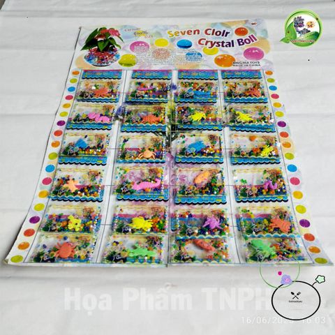 Bộ 24 Gói Hạt Nở Bông Pha Lê Nhiều Màu Sắc - Trang Trí Hồ Cảnh & Đồ Chơi Thú Vị Cho Trẻ Em