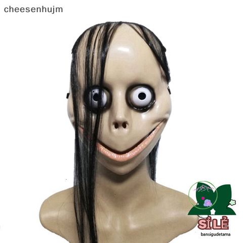 Mặt Nạ Halloween Chữ V Tóc Dài - Trang Trí Tiệc Cosplay và Ngôi Nhà Ma Ám, Chất Liệu ABS Cao Cấp, Thú Vị cho Người Lớn