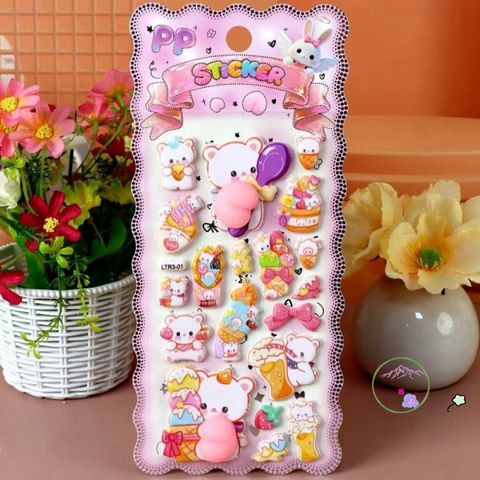 Miếng Dán Lập Thể Sanrio Pha Lê Dễ Thương - Giúp Giảm Căng Thẳng & Tự Làm Thủ Công Nghệ Thuật Chất Lượng Cao 10.5x23.5cm