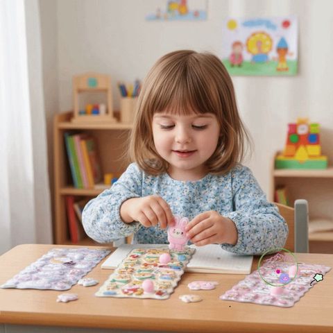 Nhãn Dán Động Vật Đáng Yêu UMISS - Gấu, Chó, Thỏ Dành Cho Trẻ Em, Trang Trí Cốc Nước & Dự Án DIY Thú Vị