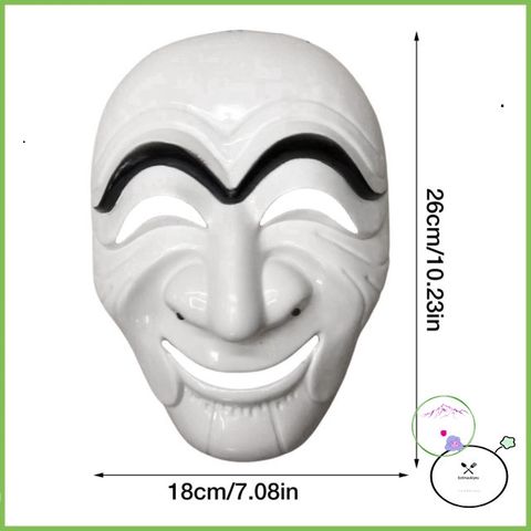 Mặt Nạ Cosplay Money Heist Salvador Dali - Phụ Kiện Halloween và Tiệc Hóa Trang Độc Đáo, Thoáng Khí và Thực Tế