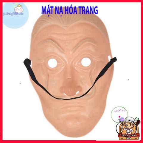 Mặt Nạ Halloween Pufangbliss - Salvador Dali Phong Cách La Casa De Papel - Đồ Trang Trí, Đầu Nhựa Thân Thiện Môi Trường