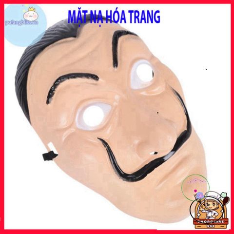 Mặt Nạ Halloween Pufangbliss - Salvador Dali Phong Cách La Casa De Papel - Đồ Trang Trí, Đầu Nhựa Thân Thiện Môi Trường