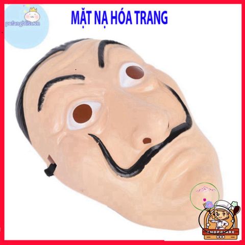 Mặt Nạ Halloween Pufangbliss - Salvador Dali Phong Cách La Casa De Papel - Đồ Trang Trí, Đầu Nhựa Thân Thiện Môi Trường