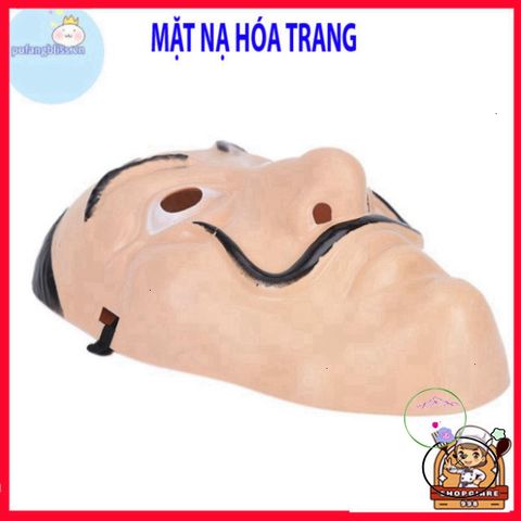 Mặt Nạ Halloween Pufangbliss - Salvador Dali Phong Cách La Casa De Papel - Đồ Trang Trí, Đầu Nhựa Thân Thiện Môi Trường