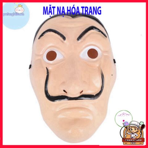 Mặt Nạ Halloween Pufangbliss - Salvador Dali Phong Cách La Casa De Papel - Đồ Trang Trí, Đầu Nhựa Thân Thiện Môi Trường