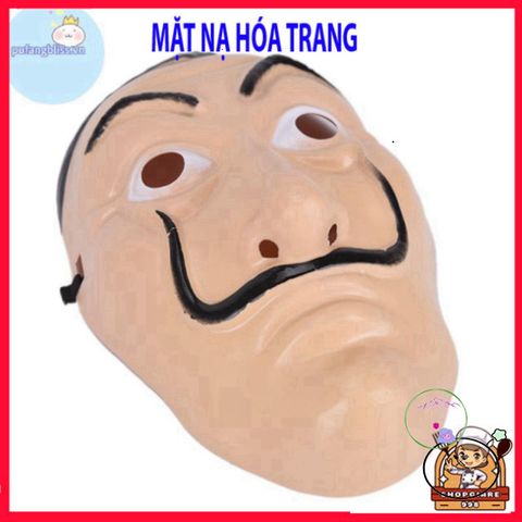 Mặt Nạ Halloween Pufangbliss - Salvador Dali Phong Cách La Casa De Papel - Đồ Trang Trí, Đầu Nhựa Thân Thiện Môi Trường