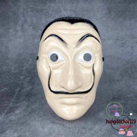Mặt nạ Dali Money Heist - Hóa trang Halloween cho nhóm hacker - Đồ chơi an toàn cho trẻ em và người lớn