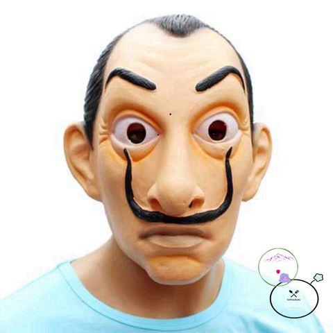 Mặt Nạ Salvador Dali - Phụ Kiện Thời Trang La Casa De Papel Theo Phong Cách Money Heist - Quà Tặng Phim Cực Chất