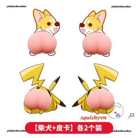 Bộ 30 Hình Dán Silicon Mông Đào Mochi Squishy - Trang Trí Máy Tính Bảng, Giảm Stress, Dễ Thương, Chống Sốc, Dành Cho Người Yêu Thích Đồ Chơi Vui Nhộn