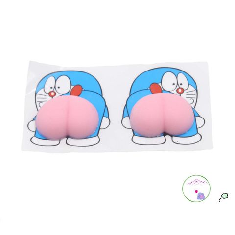 Miếng Dán Mông Đào Siêu Mềm Silicone - Sticker Giảm Stress, Trang Trí Điện Thoại, Quà Tặng Độc Đáo Giá Rẻ 7K