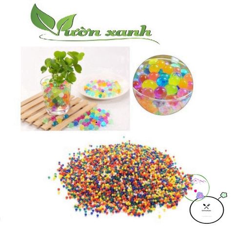 Hạt Tinh Thể Nở Màu Sắc Đặc Biệt (400 viên/10g) - Trang Trí Cây Cảnh, Vườn Mini và Không Gian Sống Tươi Đẹp