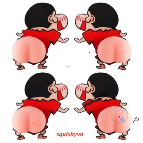 Miếng Dán Silicone Quả Đào Giảm Căng Thẳng - Trang Trí Máy T tính Bảng, Ô Tô, Đồ Chơi Squishy Siêu Cute