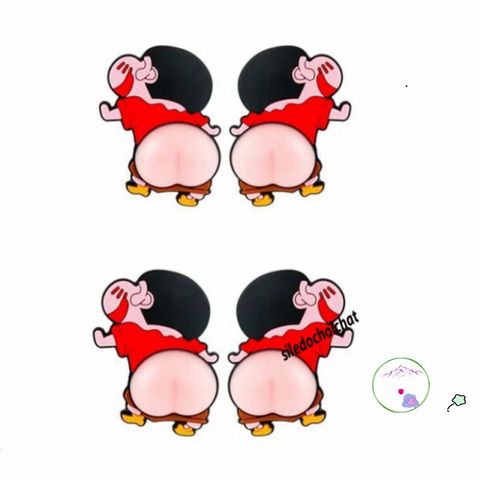 Miếng Dán Silicone Quả Đào Giảm Căng Thẳng - Trang Trí Máy T tính Bảng, Ô Tô, Đồ Chơi Squishy Siêu Cute