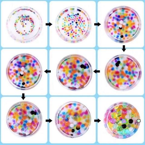 Hạt Nở Trang Trí Slime & Cây Thủy Sinh - 50G, Kích Thước 7-8mm, 9-11mm, Nhiều Màu Sắc, Không Độc Hại, Dễ Dàng Sử Dụng