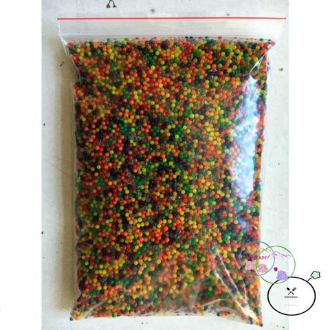 Thùng 1KG Hạt Nở Đa Sắc (1000g) - 50.000 Viên Trang Trí Đầy Sáng Tạo và Vui Chơi Cho Bé