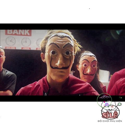 Mặt Nạ Hóa Trang Salvador Dali - Lấy Cảm Hứng Từ La Casa De Papel - Phụ Kiện Halloween Độc Đáo Cho Nam Nữ