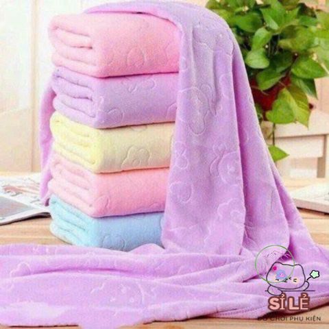 Bộ 5 Khăn Tắm Nhật Bản Cao Cấp 140x70cm - Màu Sắc Ngẫu Nhiên, Siêu Thấm Hút, Kháng Khuẩn, Lý Tưởng Cho Gia Đình Sau Tắm Và Bơi Lội