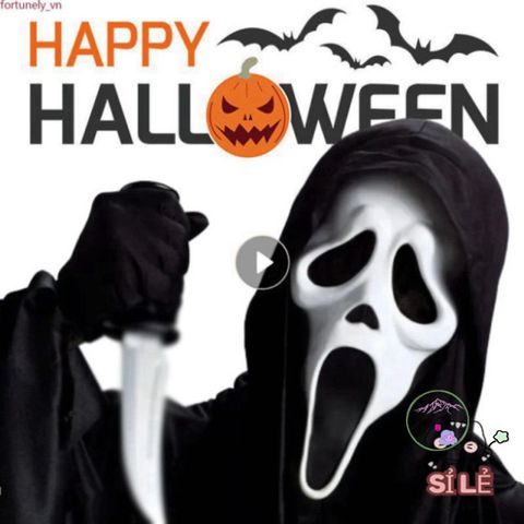 Mặt Nạ Ghostface Kì Quái Halloween - Đầu Lâu Rùng Rợn, Phụ Kiện Trang Trí Tiệc Hóa Trang Độc Đáo cho Tất Cả Mọi Người