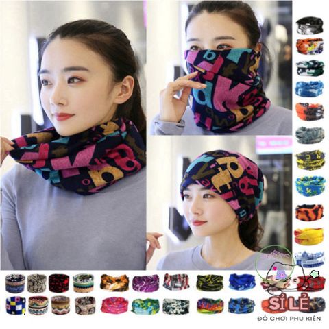 Khăn ống thời trang linh hoạt - Thiết kế ngẫu nhiên cho mọi hoạt động, phù hợp cho công sở và dạo phố, chất liệu bền đẹp.