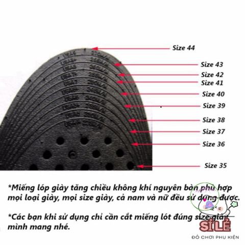 Bộ Miếng Lót Giày Tăng Chiều Cao 2 Miếng - Điều Chỉnh Chiều Cao 3cm đến 9cm, Êm Ái, Phù Hợp với Giày Thể Thao và Giày Da