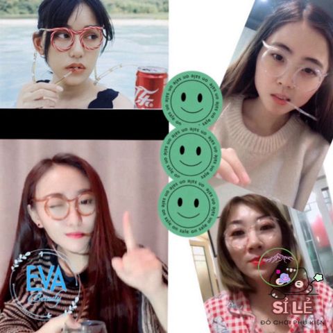 Ống Hút Mắt Kính Gọng Tròn M379 - Phụ Kiện Vui Nhộn Cho Tiệc Tùng, Đồ Uống Thú Vị, Quà Tặng Sáng Tạo Cho Bé
