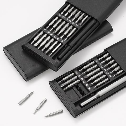 Bộ 24 Tua Vít Nam Châm Chất Liệu Thép Từ Tính Cao Cấp - Dụng Cụ Sửa Chữa Điện Tử, Máy Móc Cỡ Nhỏ