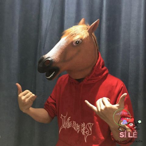 Mặt Nạ BoJack Horseman - Phụ Kiện Cosplay Unisex Cho Halloween & Tiệc Tùng - Độc Đáo & Ngộ Nghĩnh