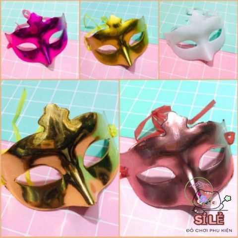 Mặt Nạ Halloween Bướm Trơn Nửa Mặt Độc Đáo - Phụ Kiện Tiệc Tùng, Tạo Ấn Tượng Cho Mọi Dịp Lễ Hội