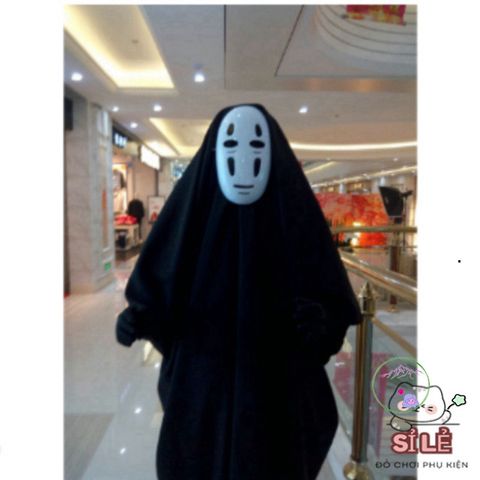 Bộ Trang Phục Vô Diện Kaonashi Ghibli - Mặt Nạ và Găng Tay cho Halloween và Cosplay Anime, Thời Trang Cho Fan Spirited Away