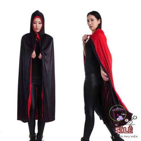 Áo Choàng Phù Thủy Halloween Unisex - Thiết Kế Độc Đáo Một Hoặc Hai Lớp Cho Tất Cả Lứa Tuổi - Trang Phục Hóa Trang Ấn Tượng