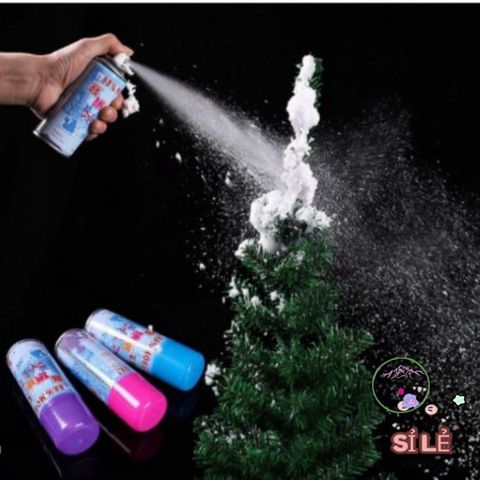 Bình Xịt Tuyết 210ml - Giải Pháp Trang Trí Giáng Sinh Sang Trọng, Tạo Điểm Nhấn Lễ Hội Cho Cây Thông Và Không Gian Mùa Đông Rực Rỡ
