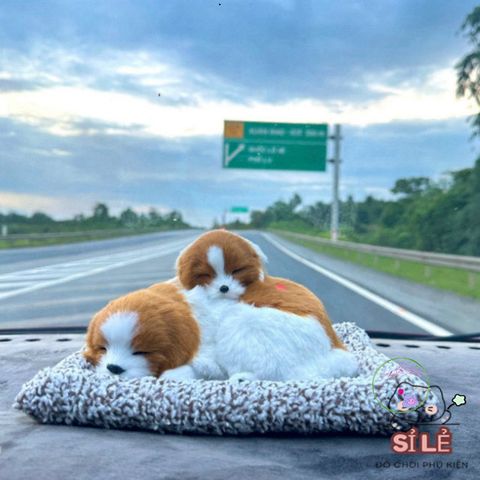 Mèo Bông Khử Mùi - Than Hoạt Tính Đồ Chơi Trang Trí Xe Hơi và Văn Phòng - Kích Thước Lớn 26x20cm và Nhỏ 14x17cm