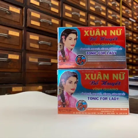 Viên Nang Xuân Nữ Bổ Huyết Vĩnh Quang - Thực Phẩm Chức Năng Tăng Cường Khí Huyết, Điều Kinh và Làm Đẹp Da Nữ Giới