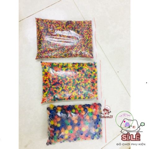 Bộ 100 Viên Hạt Nở Khổng Lồ Đẹp Mắt Trong Suốt Như Pha Lê - Trang Trí Sống Động Nhiều Màu Sắc Dễ Dàng Cho Không Gian Nhà Ở