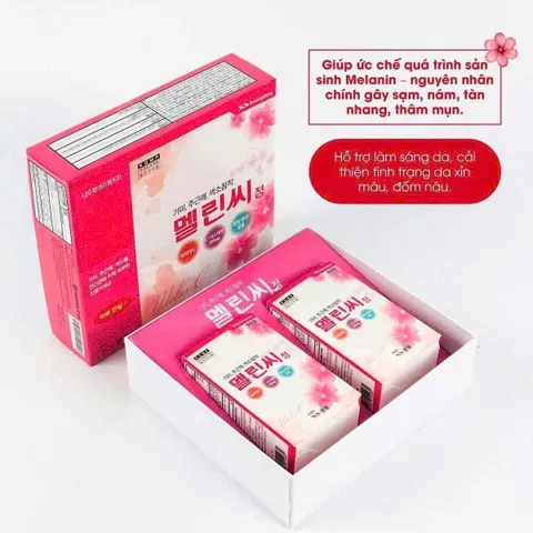 Viên Uống Giúp Mờ Nám Tàn Nhang Melin-C Kwangdong Hàn Quốc - 120 Viên, Dưỡng Trắng Da, Hỗ Trợ Sáng Da, Chống Lão Hóa