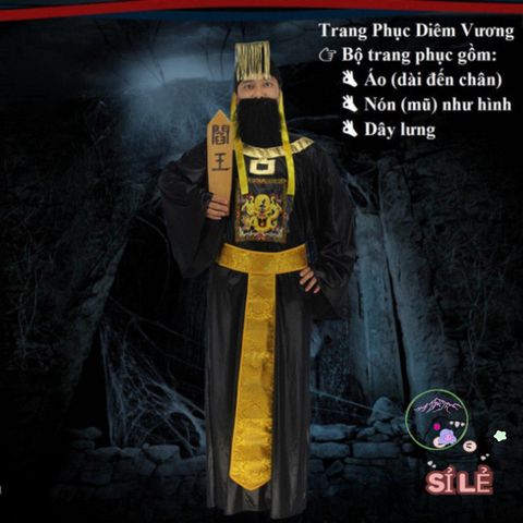 Bộ Trang Phục Halloween Ma Quái Độc Đáo cho Người Lớn - Chuyên Dụng Cosplay, Thời Trang Hóa Trang Đẳng Cấp