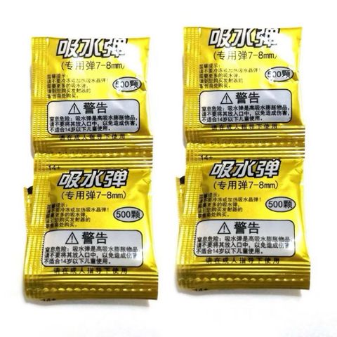 Bộ 50 Gói Hạt Nở 7-8mm - Trang Trí Nhà Cửa, Chăm Sóc Cây Cối và Handmade - An Toàn, Tăng Cường Sáng Tạo Cho Trẻ Em