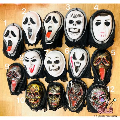Bộ Trang Phục Xương Ma Đen Halloween Kèm Mặt Nạ - Thời Trang Cosplay Bí Ẩn Cho Bữa Tiệc Hóa Trang