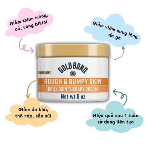 Kem Dưỡng Body Gold Bond 226g - Dầu Dưỡng Thể Giúp Dưỡng Ẩm, Phục Hồi Da Khô, Chăm Sóc Da Mềm Mại và Sáng khỏe