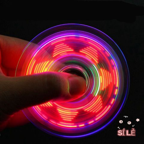 Bánh Xe Giảm Stress LED Đổi Màu Rực Rỡ - Phụ Kiện Thời Trang Độc Đáo Cho Trẻ Em và Người Lớn, Giải Tỏa Căng Thẳng Sáng Tạo