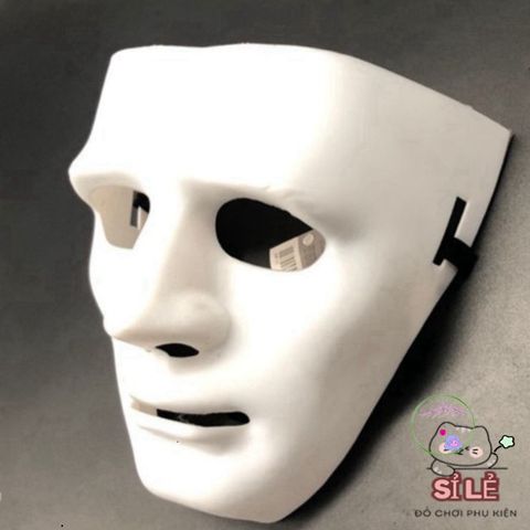 Mặt Nạ Cosplay Jabbawockeez Trắng - Phụ Kiện Hóa Trang Độc Đáo Cho Tiệc Tùng & Biểu Diễn Nghệ Thuật