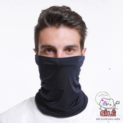 Khăn Phượt Đa Năng Màu Đen - Chống Nắng, Bụi Bẩn, Phụ Kiện Thời Trang Độc Đáo Cho Cuộc Phiêu Lưu Ngoài Trời