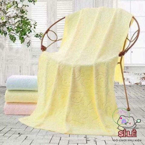 Khăn Tắm Cotton Nhật Bản - Kích Thước Lớn 70x140 cm, Siêu Mềm Mại, Hút Ẩm Nhanh, An Toàn Cho Da Trẻ Em - Giao Hàng Miễn Phí!