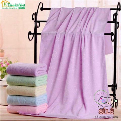 Khăn Tắm Cotton Nhật Bản - Kích Thước Lớn 70x140 cm, Siêu Mềm Mại, Hút Ẩm Nhanh, An Toàn Cho Da Trẻ Em - Giao Hàng Miễn Phí!